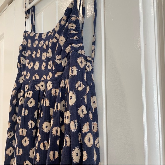 $109 Retail NWT Women’s Free People Molly Sleeveless Cotton Tunic Indigo - Small - Picture 8 of 9